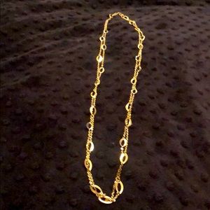 Gold Double Decorative Necklade